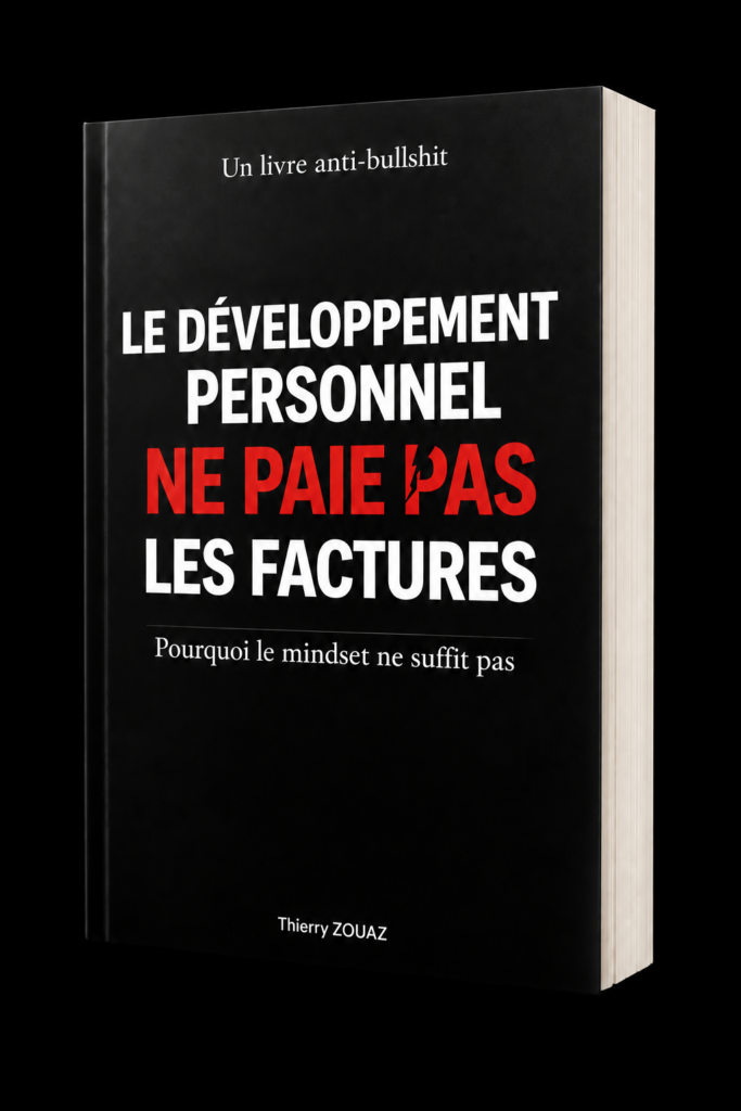 Couverture du livre Le développement personnel ne paie pas les factures de Thierry Zouaz